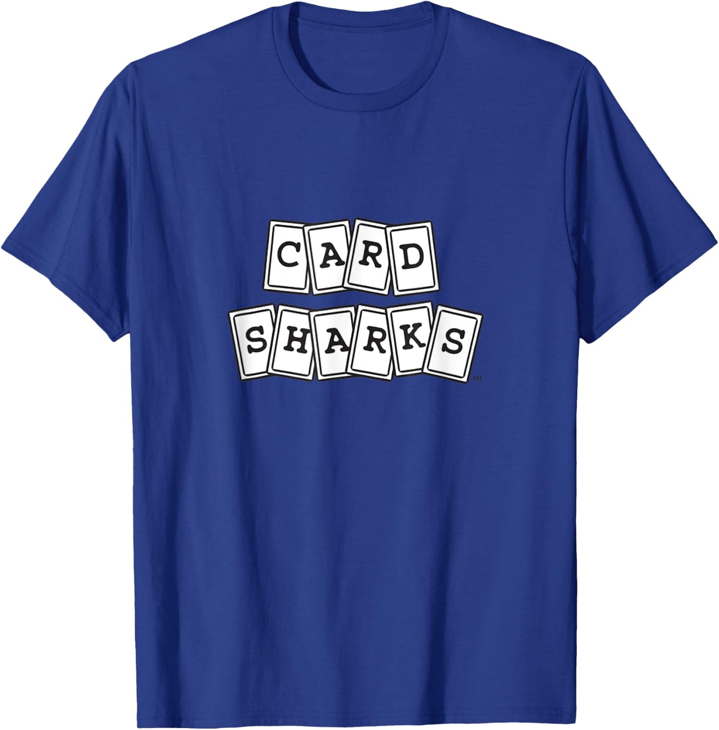 BUZZR Card Sharks Classic TV Game Show T-Shirt - T-Shirt | Royal