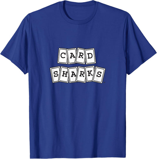 BUZZR Card Sharks Classic TV Game Show T-Shirt - T-Shirt | Royal