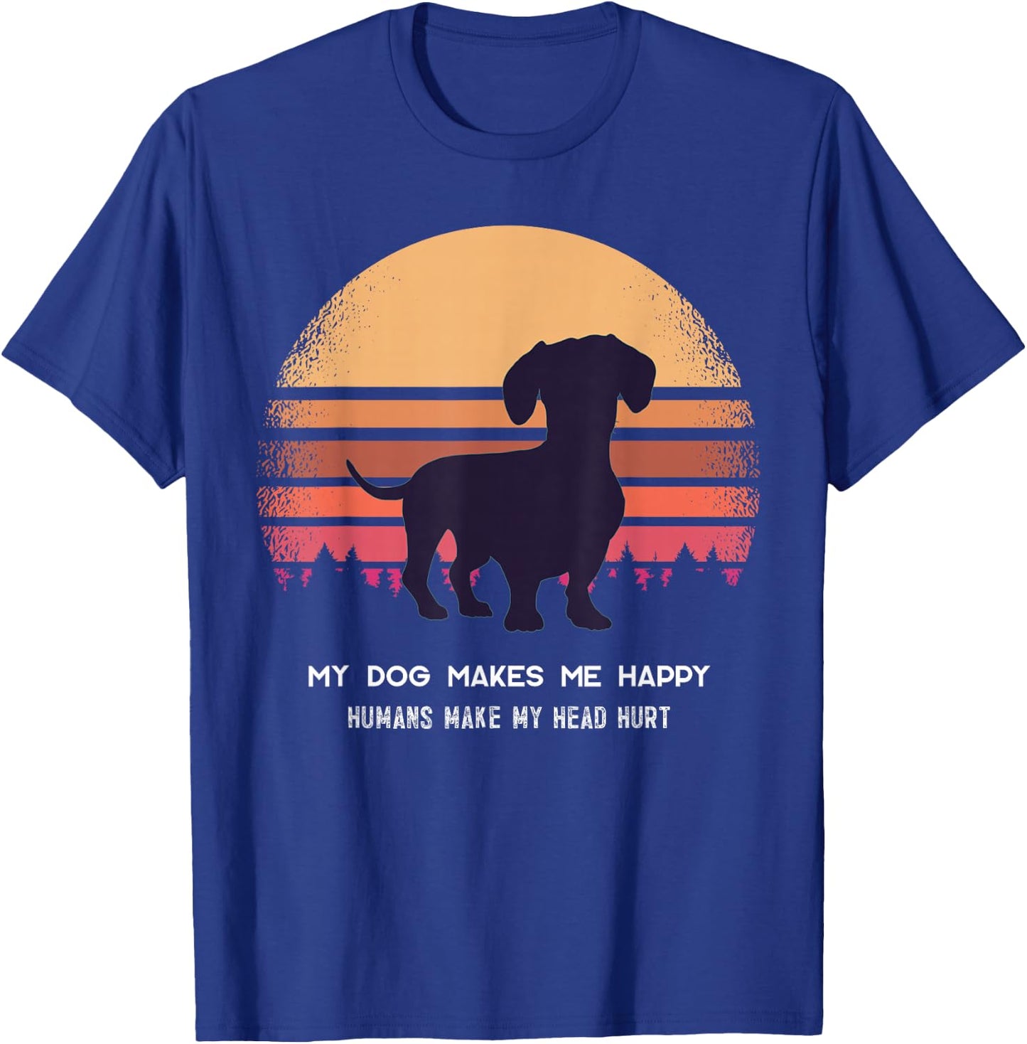 Dachshund Doxie Wiener Sausage Dog Women Kids T-Shirt - T-Shirt | Royal