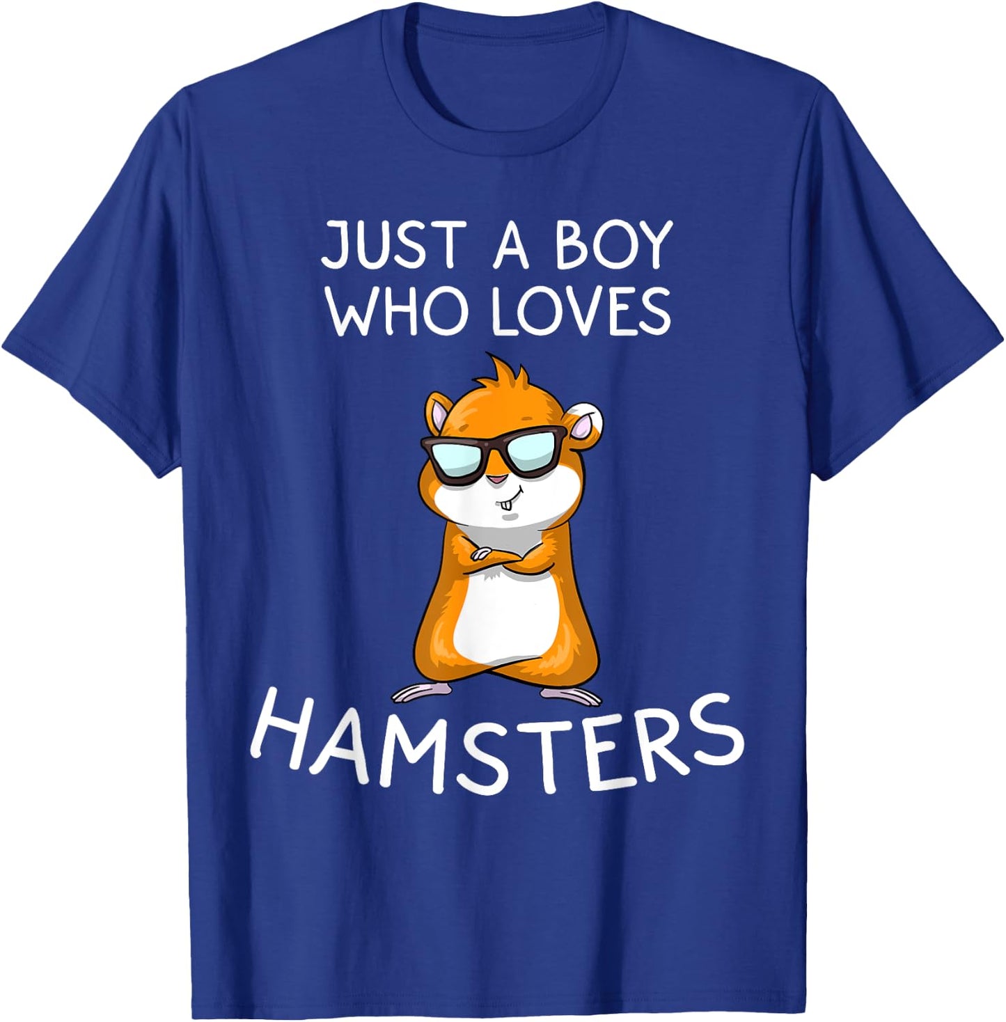 Funny Hamster Gift Kids And Boys Cool Tiny Rat Pet Lover T-Shirt - T-Shirt | Royal