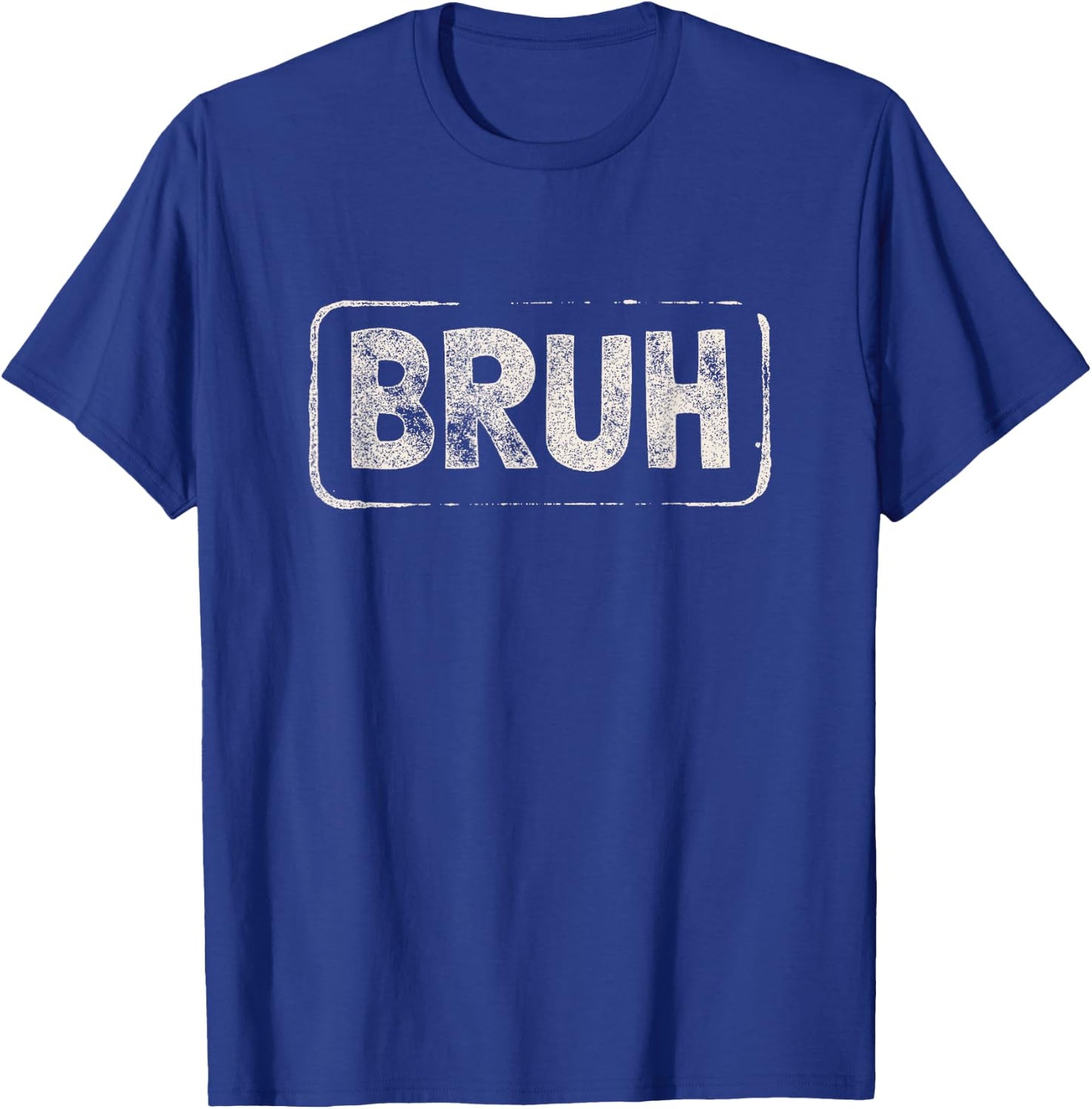 Bruh Gamer Slang Meme Design Short Sleeve T-Shirt - T-Shirt | Royal
