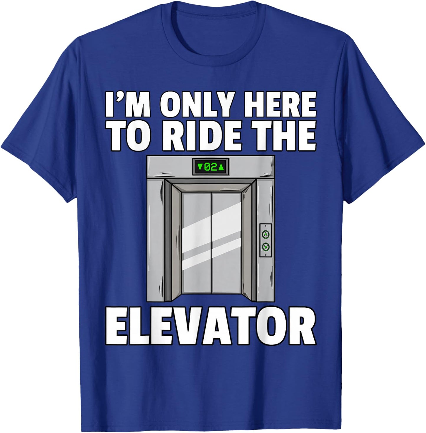 Elevator Buttons Mechanic Technician T-Shirt - T-Shirt | Royal