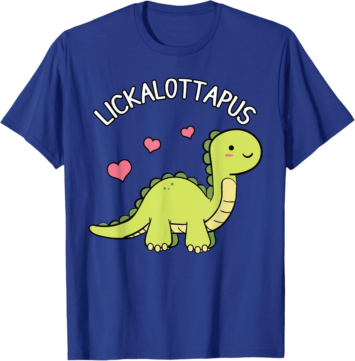 Lickalottapus Dinosaur Homosexuality Rainbow Flags Pride T-Shirt - T-Shirt | Royal