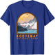Kootenay National Park Canada Vintage Emblem T-Shirt - T-Shirt | Royal