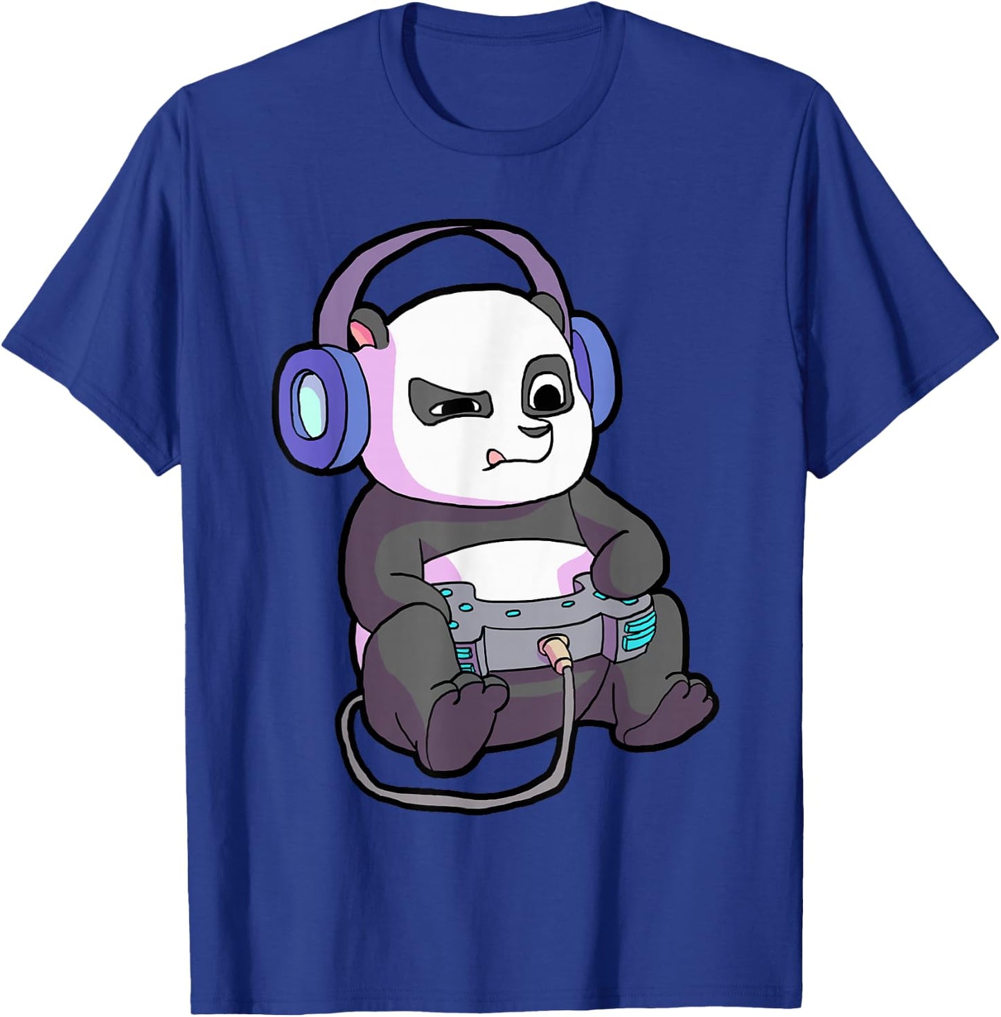 Gamer Shirt for Boys Gaming Teen Girl Funny Panda Shirt T-Shirt - T-Shirt | Royal