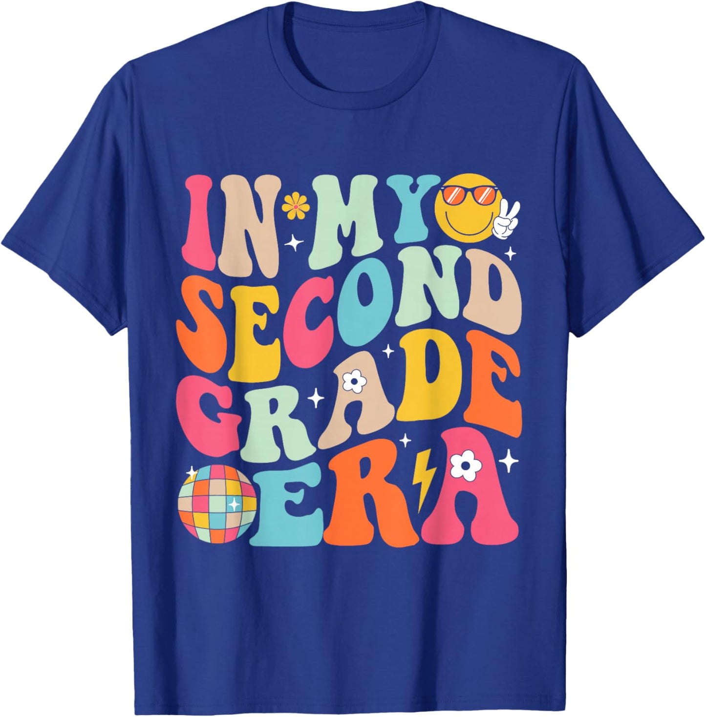 In My Second Grade Era Boys Girls Back To School 2nd Grade T-Shirt - T-Shirt | Royal