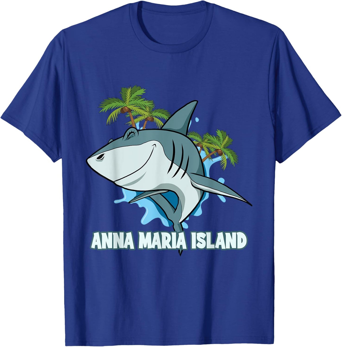 Anna Maria Island USA Shark Souvenir T-Shirt - T-Shirt | Royal