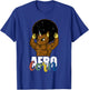 Afro Corn Afrocorn Unicorn Black History Men Boys Gift T-Shirt - T-Shirt | Royal