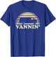 Vannin Van Life Retro Van Lovers Vanner Vantasy Camper T-Shirt - T-Shirt | Royal
