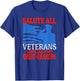 Veteran Granddaughter Grandson Support Great-Grandpa T-Shirt - T-Shirt | Royal