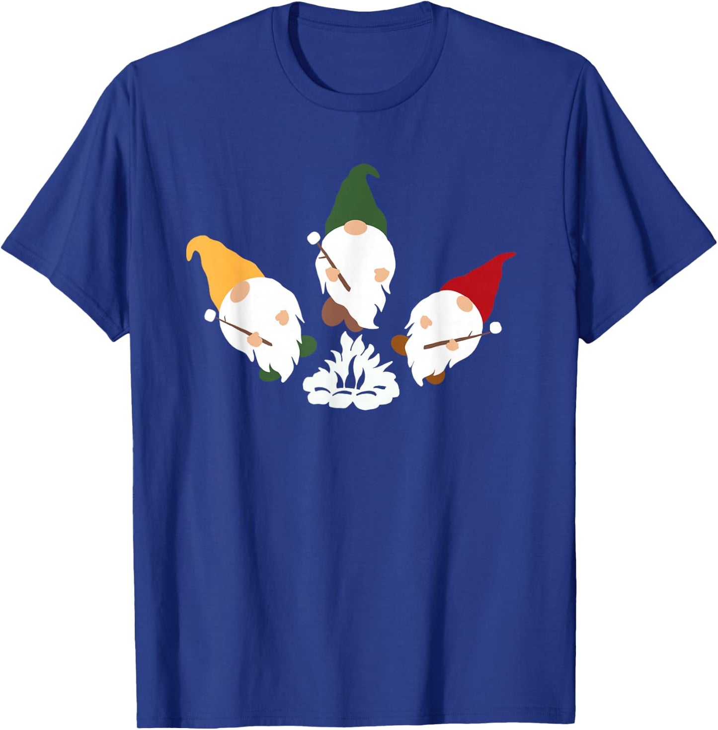 Gnome Campfire T-Shirt - T-Shirt | Royal