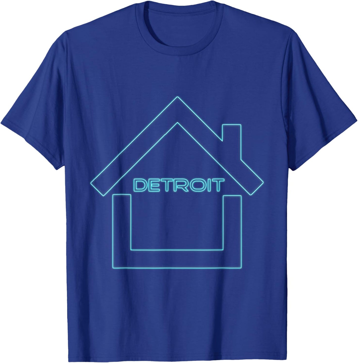 Detroit Techno Shirt | EDM Rave DJ Clothing | Detroit House T-Shirt - T-Shirt | Royal