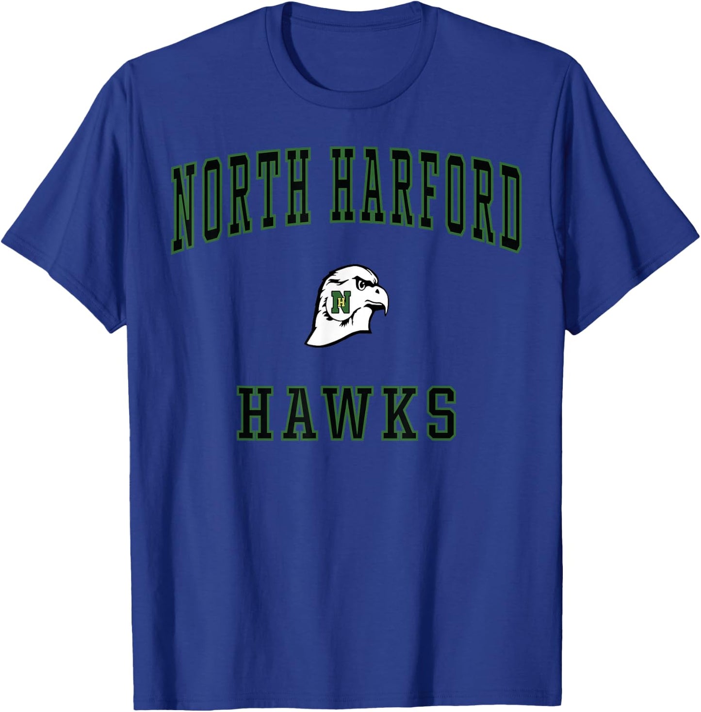 North Harford High School Hawks T-Shirt - T-Shirt | Royal