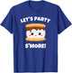 S'mores, Camping, Campfire - Let's Party S'More - Funny T-Shirt - T-Shirt | Royal
