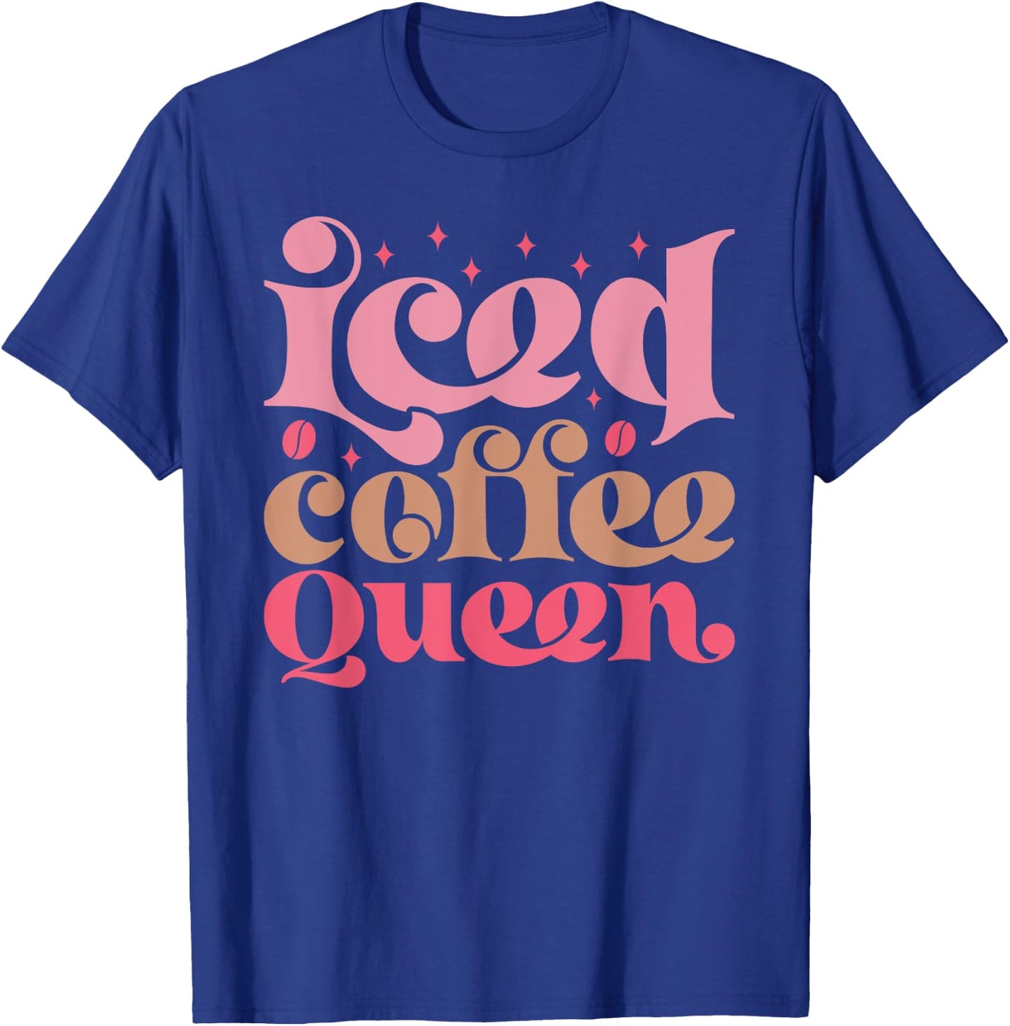 Iced Coffee Queen T-Shirt - T-Shirt | Royal