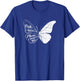 Butterfly I Know The Plans Verse Bible Jesus Christian Gift T-Shirt - T-Shirt | Royal