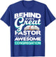 An Awesome Congregation - Pastor Preacher Minister T-Shirt - T-Shirt | Royal