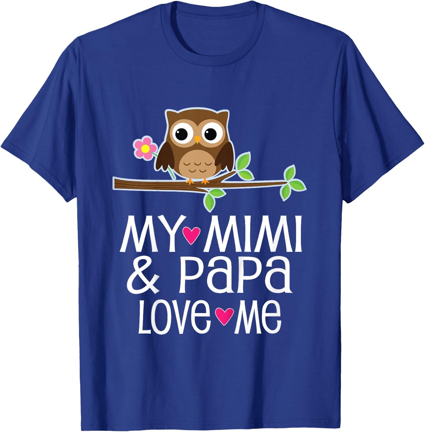 My Mimi and Papa Love Me Granddaughter T-Shirt - T-Shirt | Royal