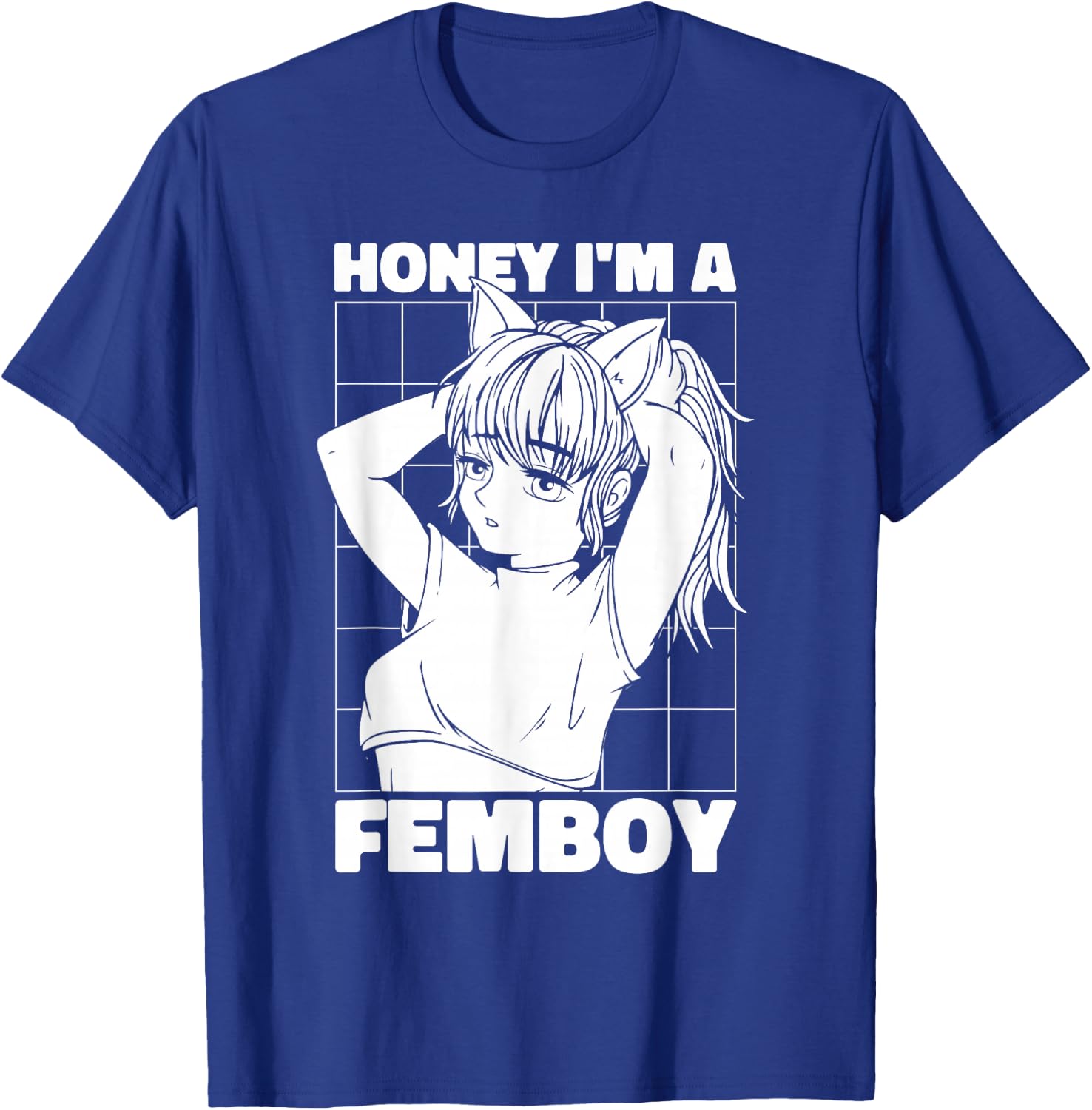 Manga Kawaii Cosplay Otaku - Japanese Japan Femboy Anime T-Shirt - T-Shirt | Royal