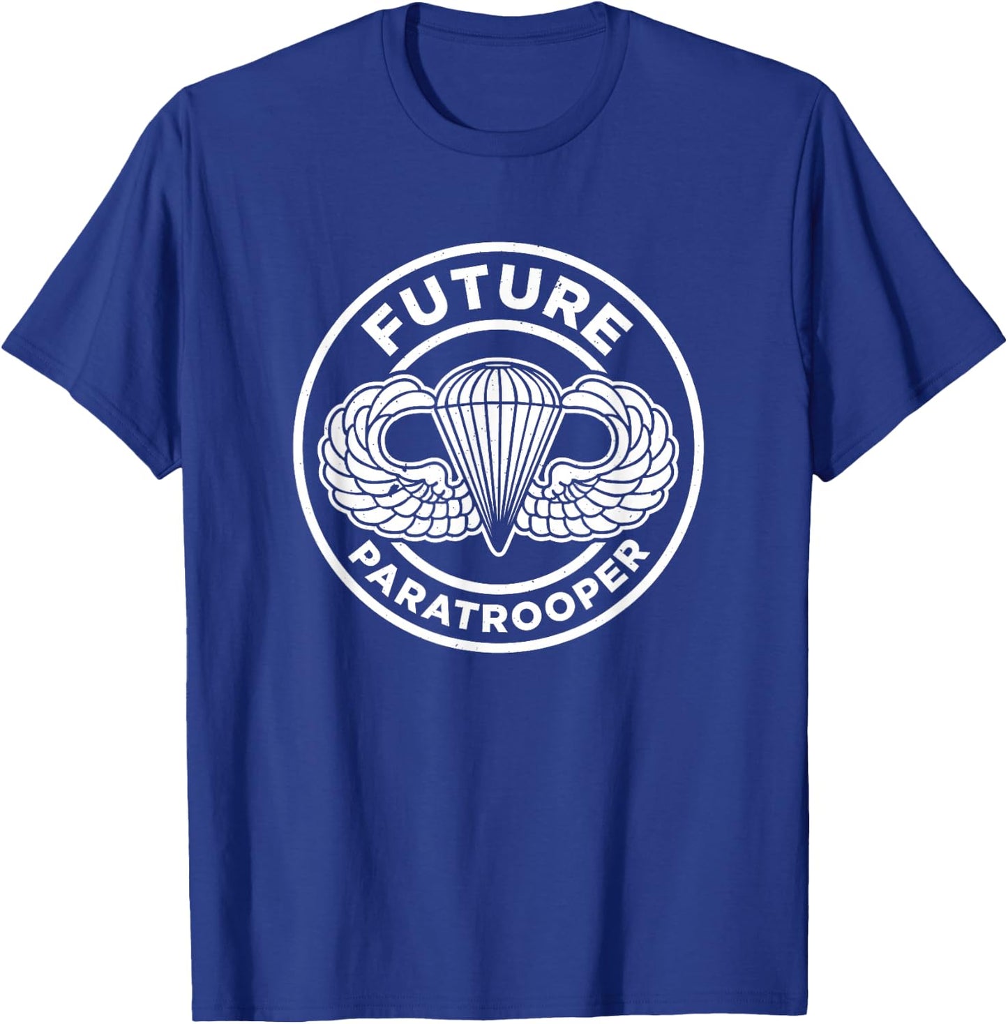 82nd Airborne Shirts | Jump Wings Paratrooper T-Shirt - T-Shirt | Royal