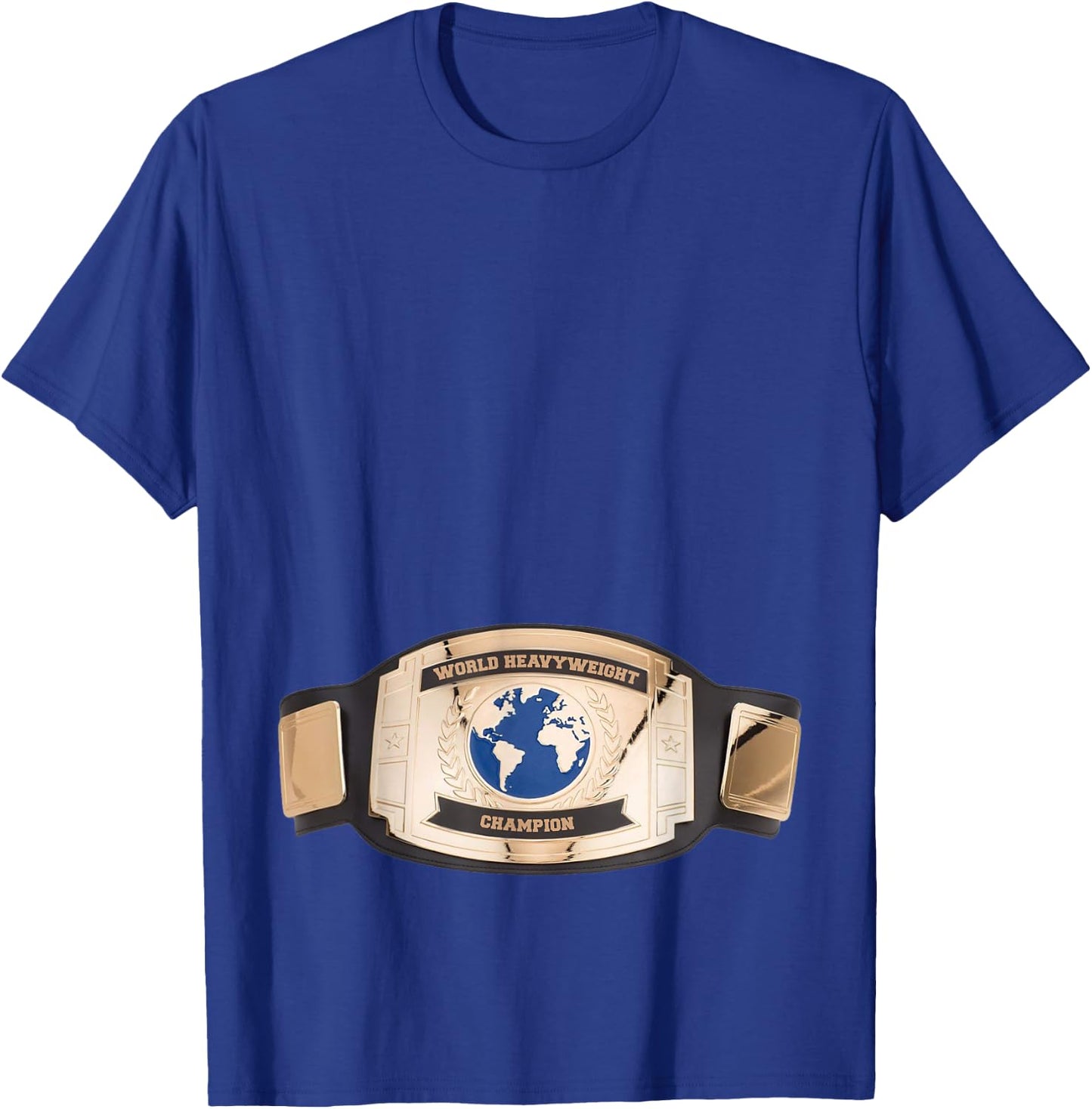 World Heavyweight Champion Belt T-Shirt - T-Shirt | Royal