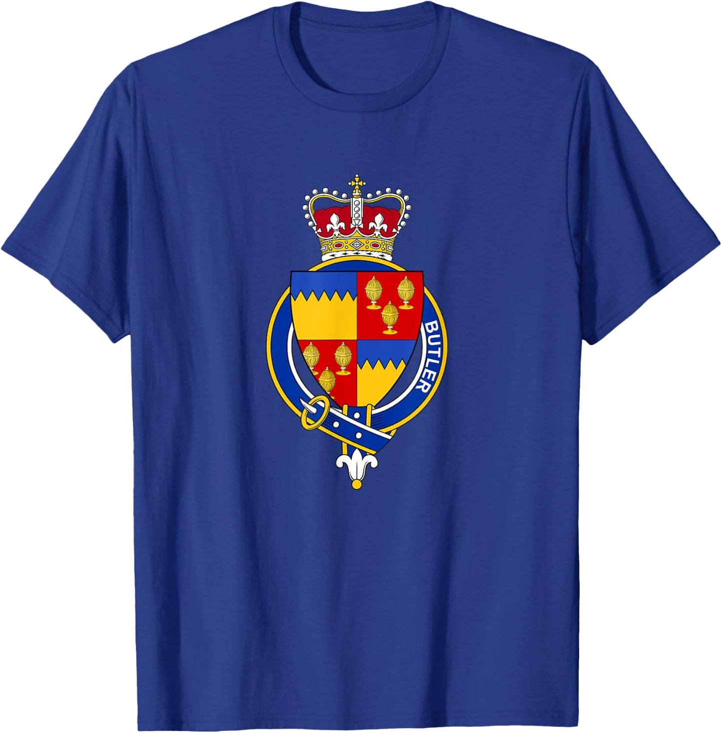 Butler Coat of Arms - Family Crest T-Shirt - T-Shirt | Royal