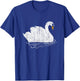 Pretty Wildlife Bird Beautiful Animal Lake Swan T-Shirt - T-Shirt | Royal