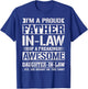 Proud Father in Law of a Freaking Gifts from Daughter in Law T-Shirt - T-Shirt | Royal