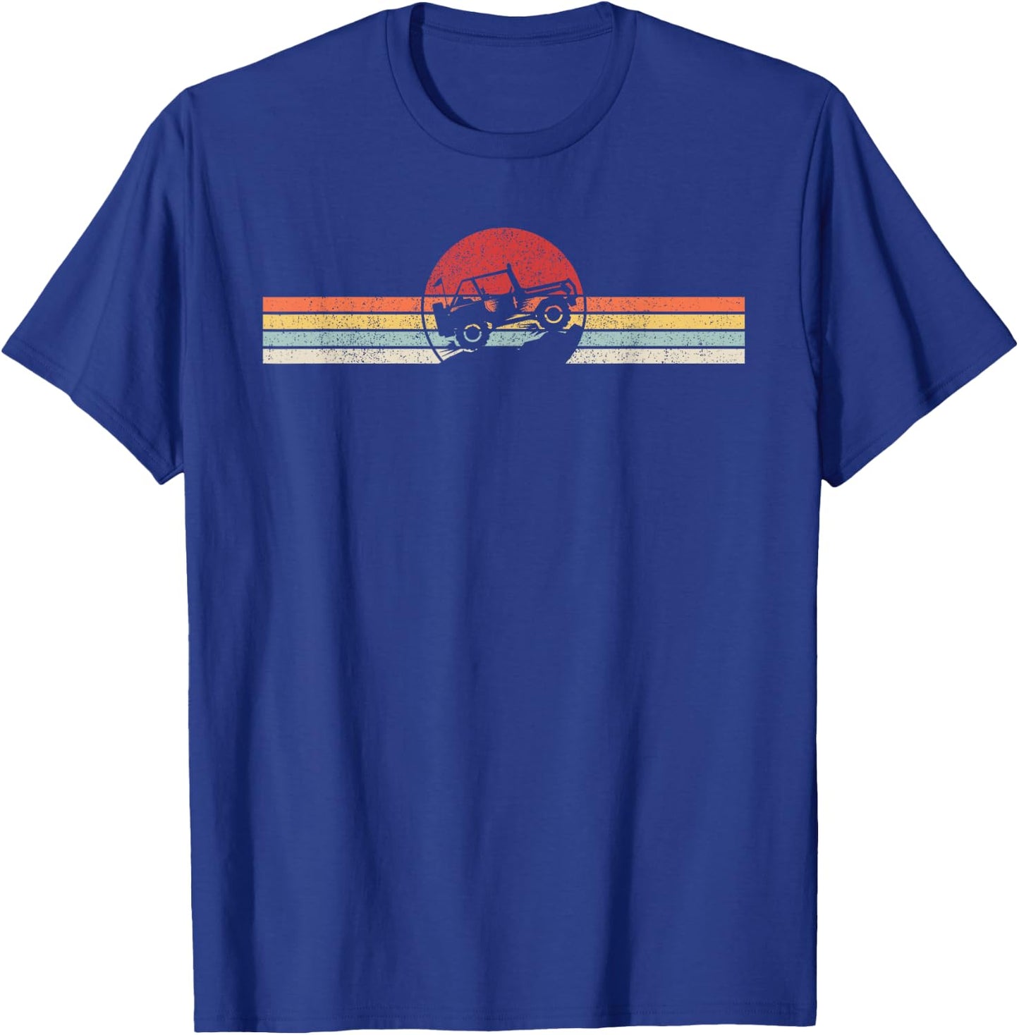 Vintage Retro Off Road Shirt Off Road 4X4 T-Shirt - T-Shirt | Royal