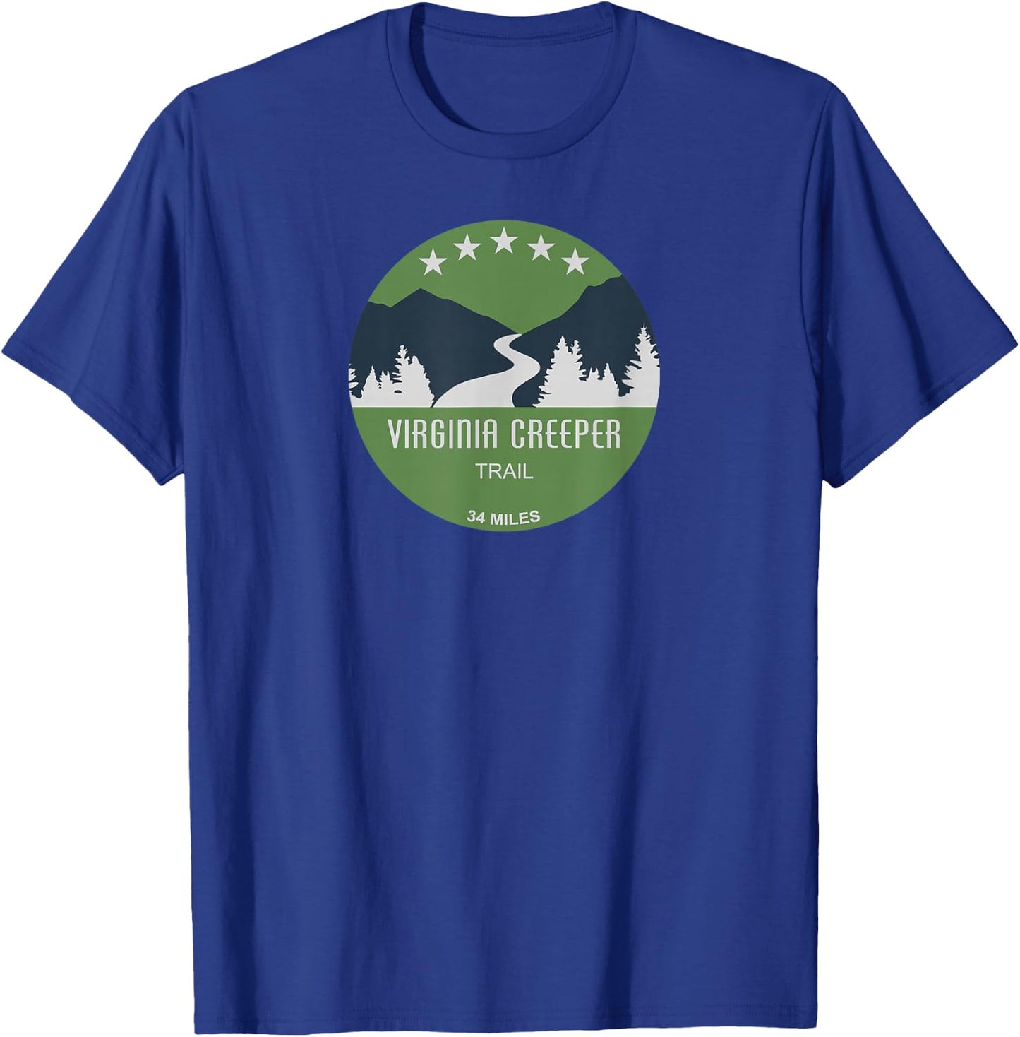 Virginia Creeper Trail T-Shirt - T-Shirt | Royal