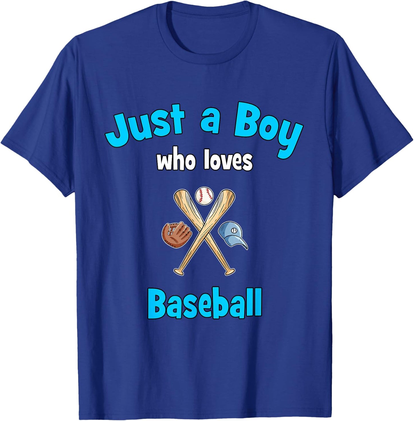 Boys Baseball Shirt | Kids Baseball T-Shirt - T-Shirt | Royal