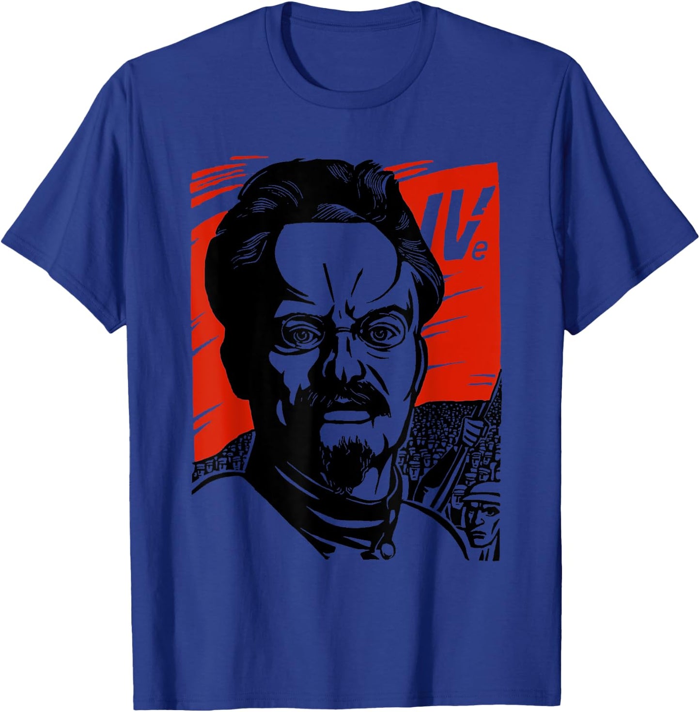 Leon Trotsky SOVI8 vintage propaganda. T-Shirt - T-Shirt | Royal
