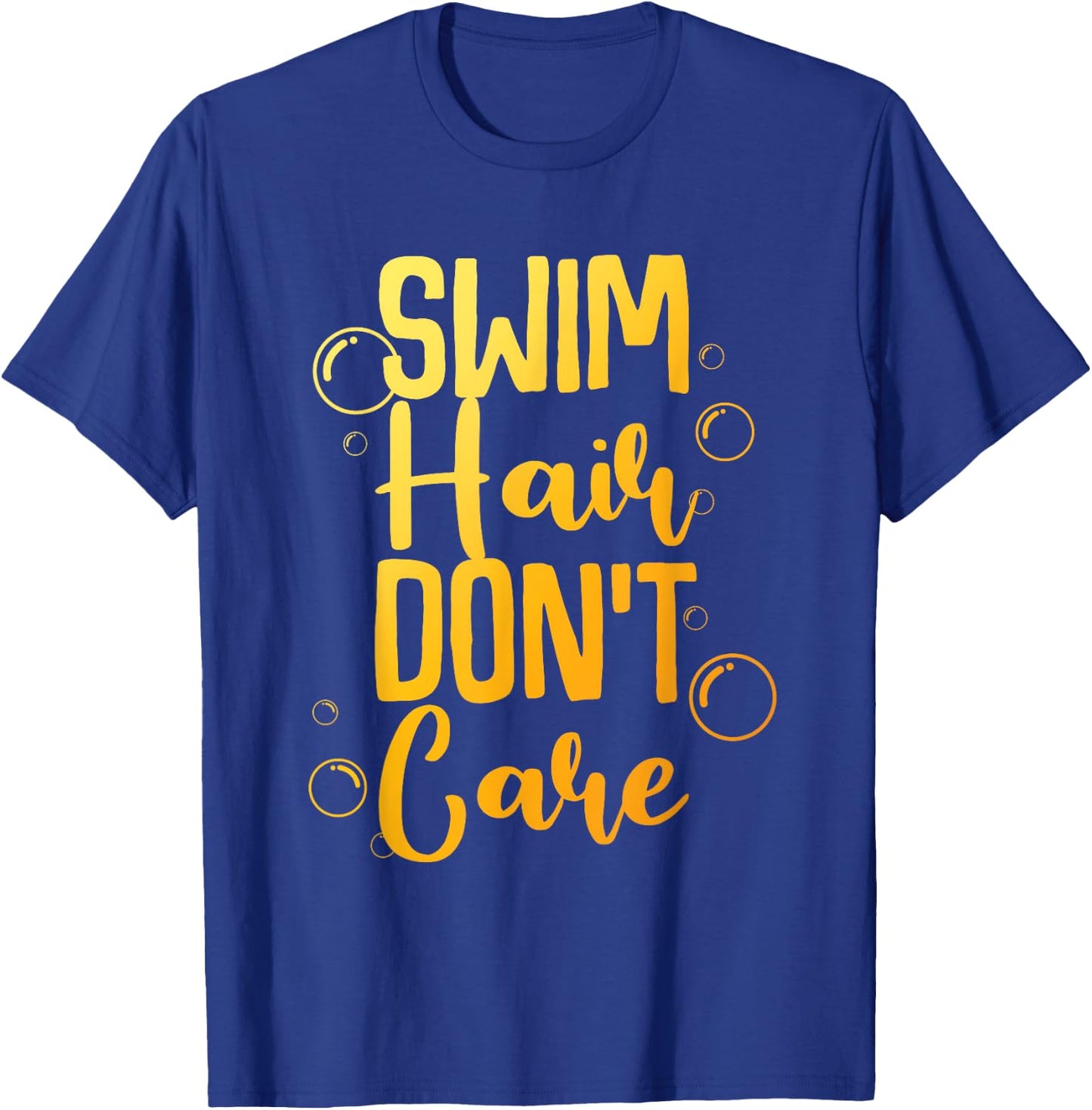 Funny Swimming Art Women Swimmer Swim Coach Swimming T-Shirt - T-Shirt | Royal