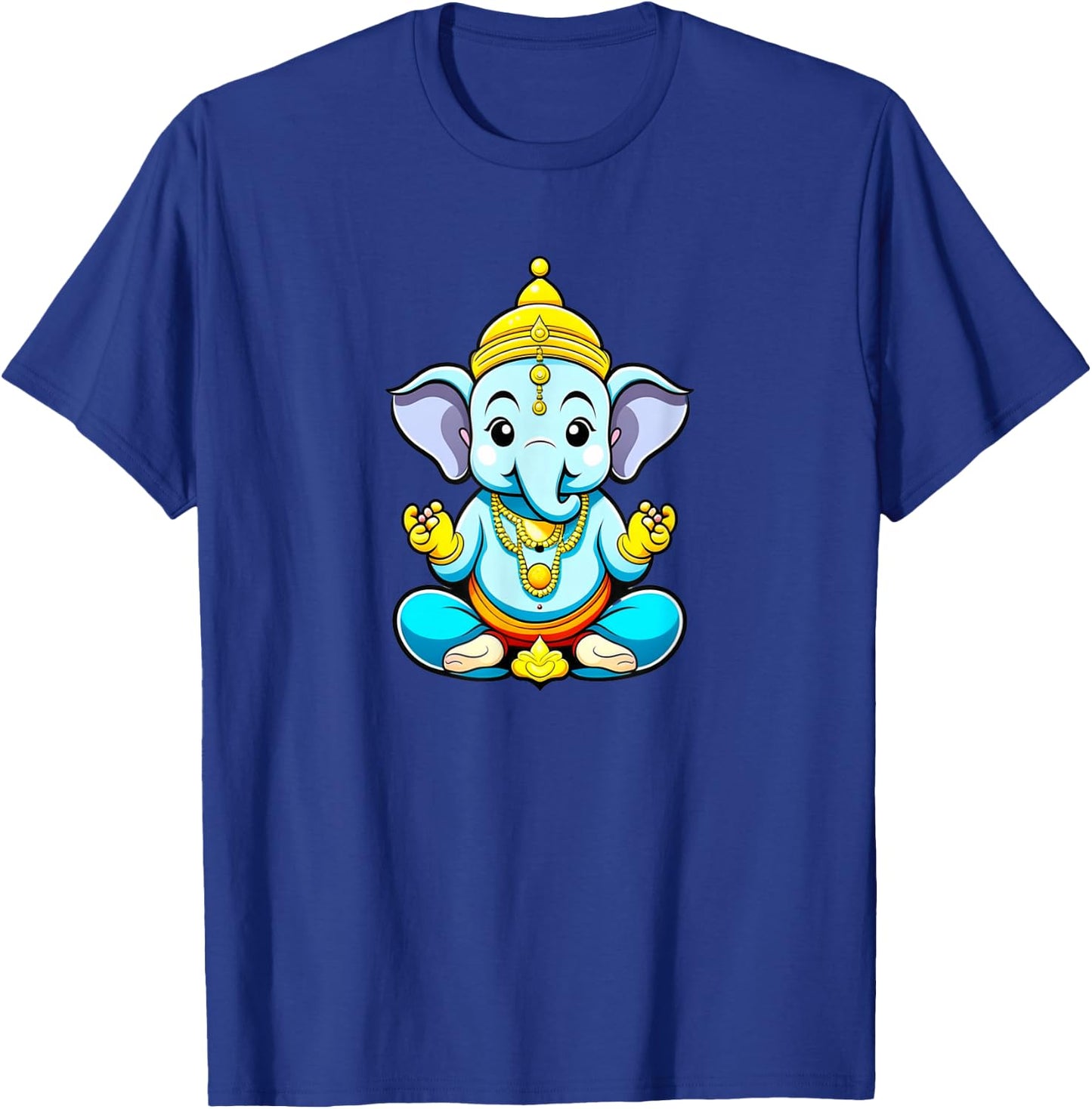 Lord Ganesha Baby Elephant Ganesh Utsav T-Shirt - T-Shirt | Royal