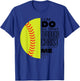 Philippians 4:13 Christian Softball Funny Bible Verse Gift T-Shirt - T-Shirt | Royal