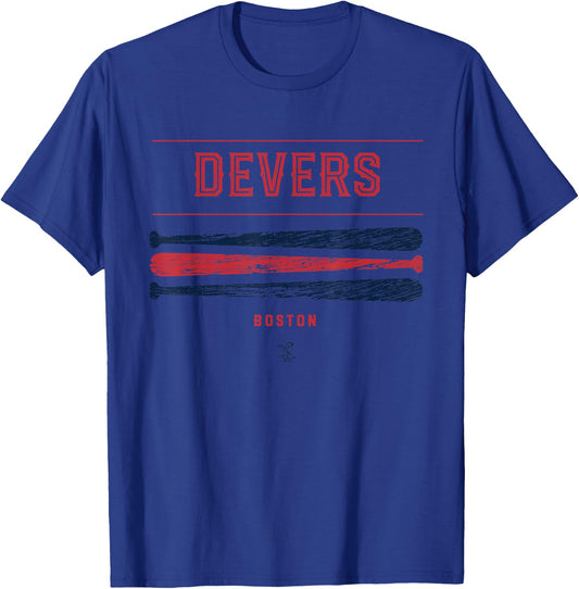 Rafael Devers Vintage Baseball Bat Gameday T-Shirt - T-Shirt | Royal