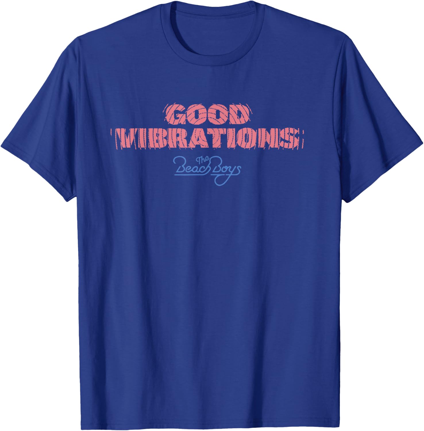 Beach Boys Good Vibrations Logo T-Shirt - T-Shirt | Royal