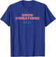 Beach Boys Good Vibrations Logo T-Shirt - T-Shirt | Royal