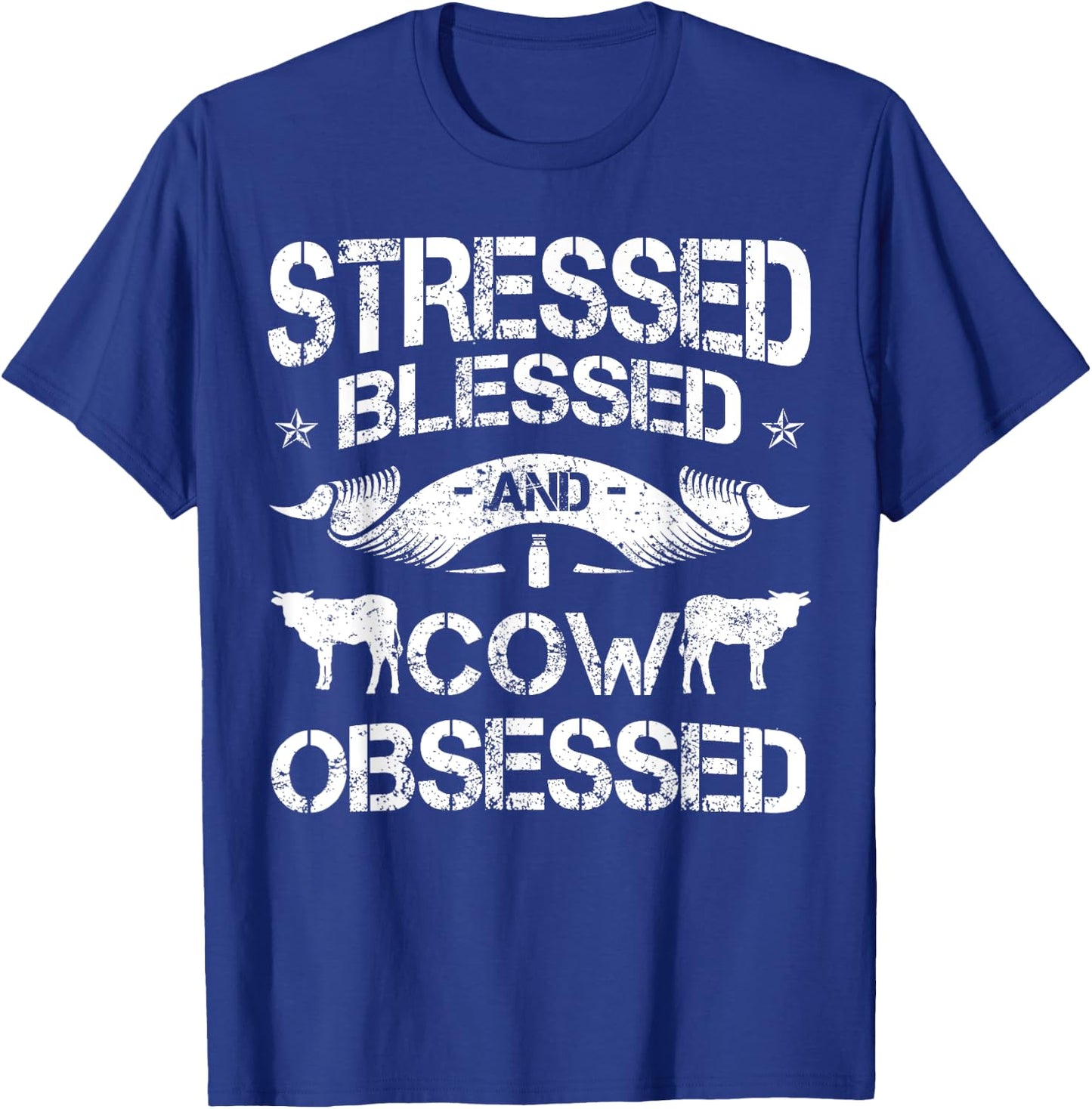 Cow Pattern Cattle Ranch Holstein Friesian Livestock Angus T-Shirt - T-Shirt | Royal