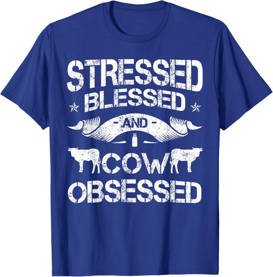 Cow Pattern Cattle Ranch Holstein Friesian Livestock Angus T-Shirt - T-Shirt | Royal