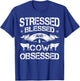 Cow Pattern Cattle Ranch Holstein Friesian Livestock Angus T-Shirt - T-Shirt | Royal