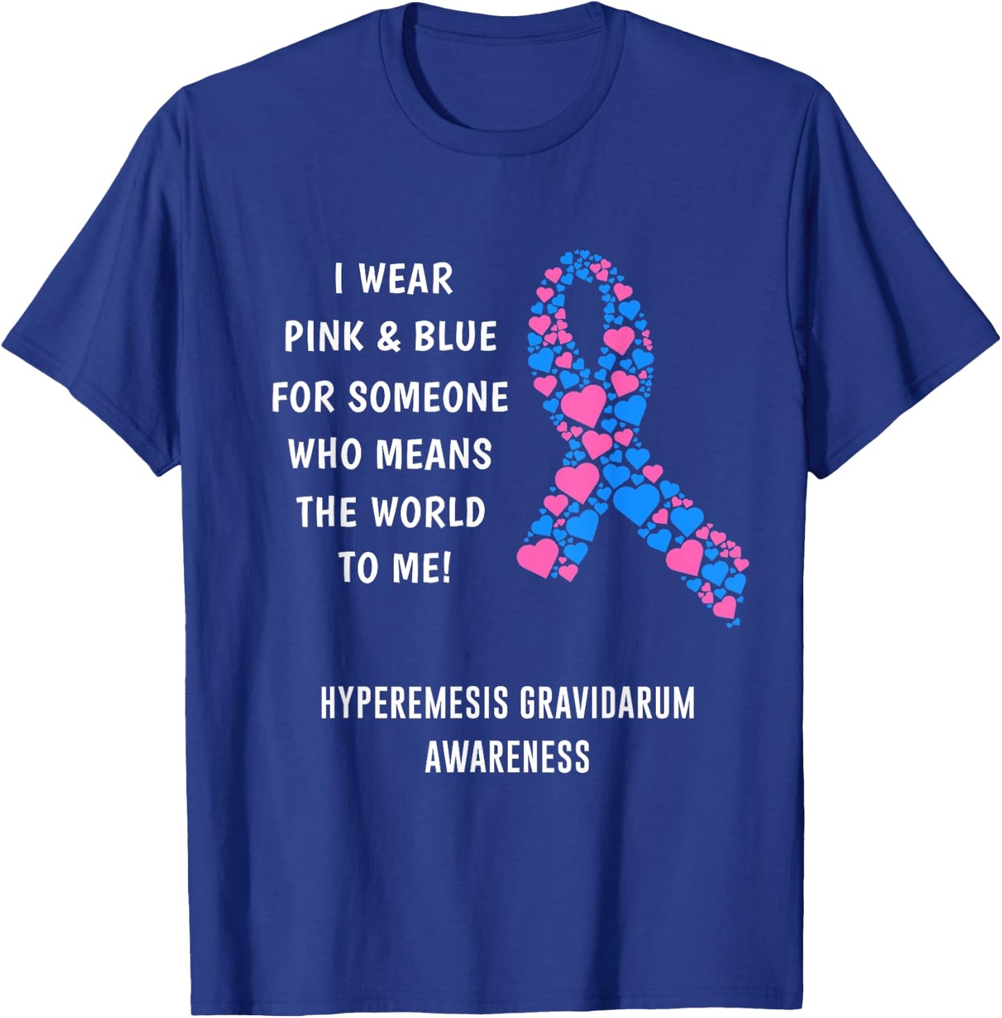 Hyperemesis Gravidarum Awareness T-Shirt - T-Shirt | Royal