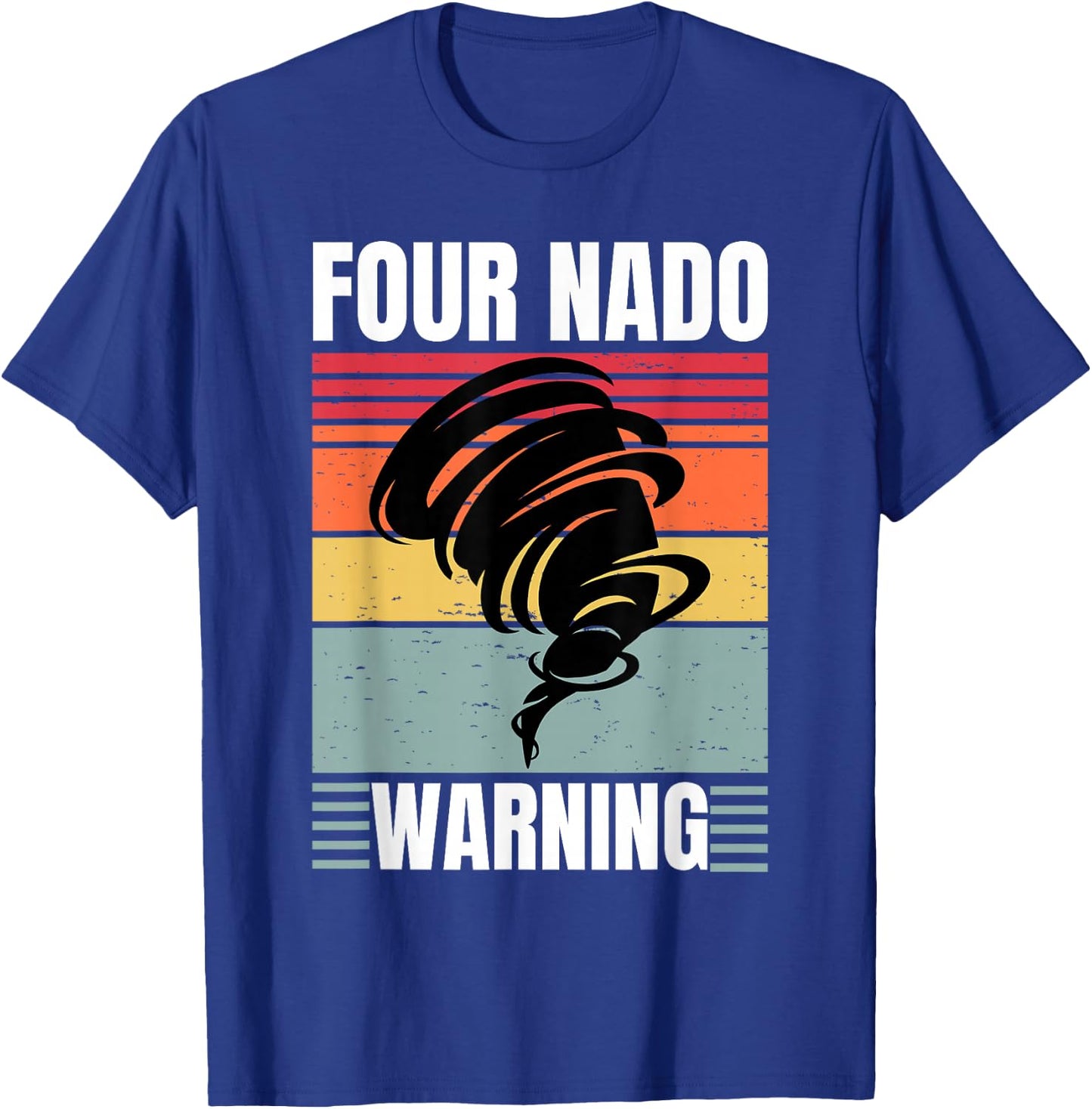 Four Nado Fournado 4th Birthday 4 Years Old Kids Boys girls T-Shirt - T-Shirt | Royal