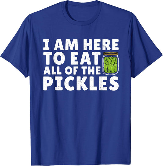 Best Pickle Design Women Kids Cucumber Pickle Lover T-Shirt - T-Shirt | Royal