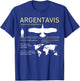 Argentavis Extinct Prehistoric Giant Flying Bird T-Shirt - T-Shirt | Royal