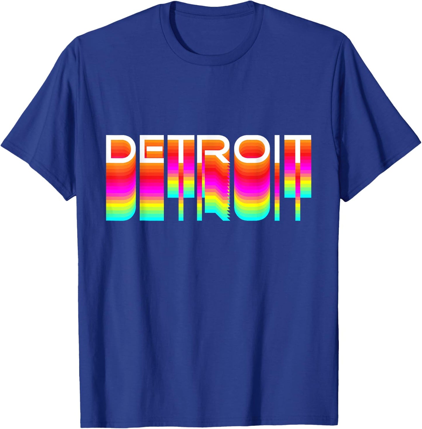 Detroit Techno Shirt | EDM Rave DJ Clothing | Detroit House T-Shirt - T-Shirt | Royal