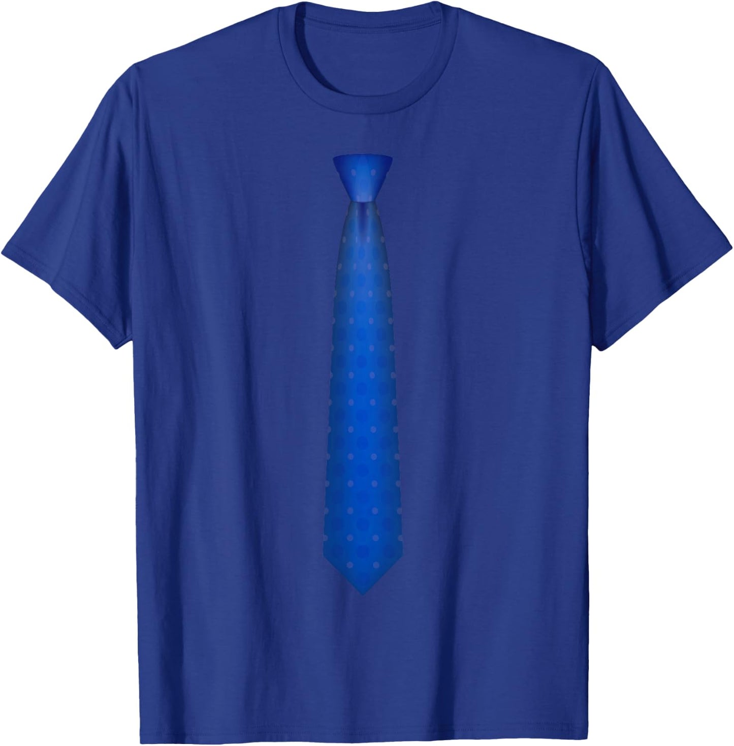 Blue Tie, Necktie Funny Dress Graphic T-Shirt - T-Shirt | Royal