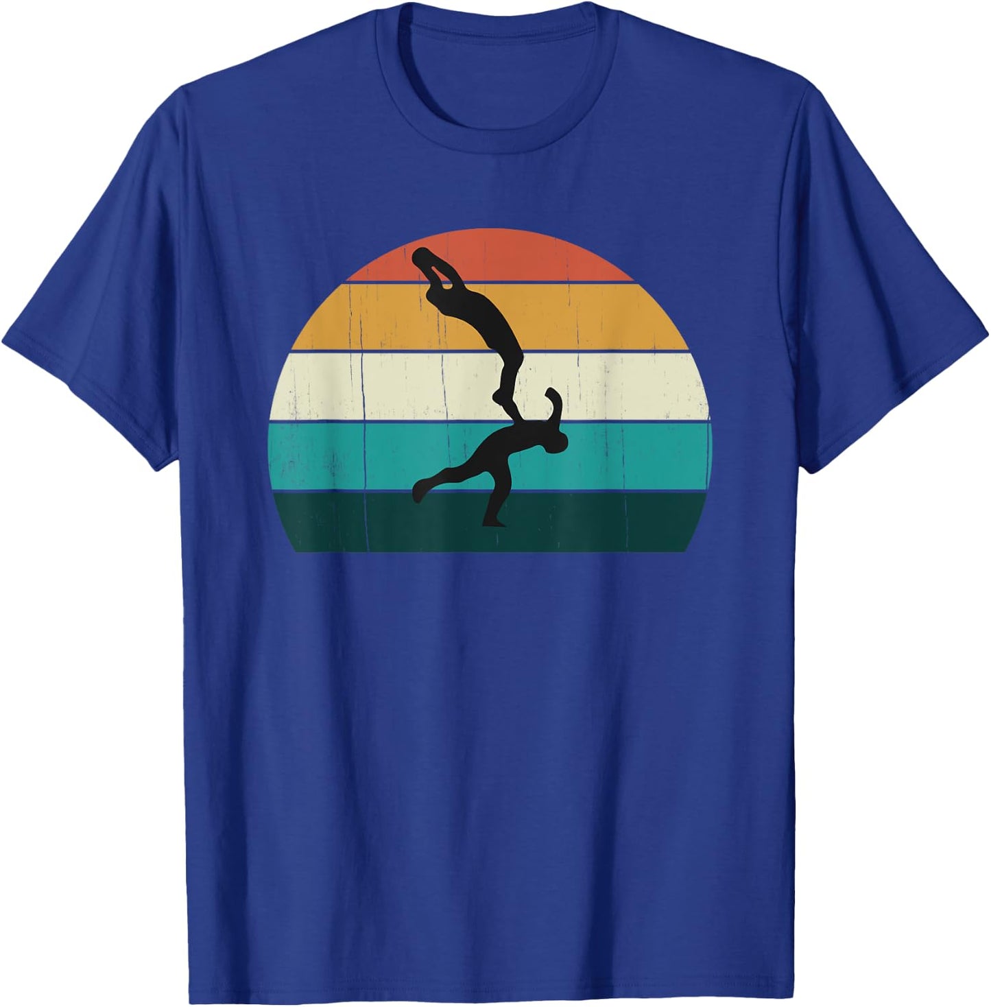 Retro Aussie Sport Gift - Australian Rules Football Lovers T-Shirt - T-Shirt | Royal