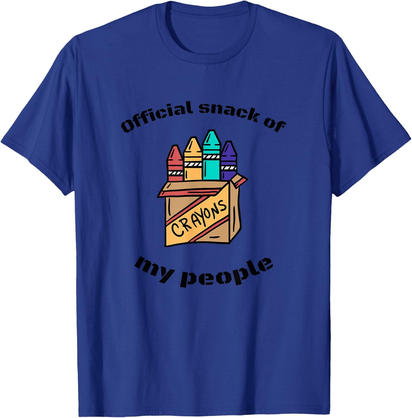 Crayon snack shirt T-Shirt - T-Shirt | Royal
