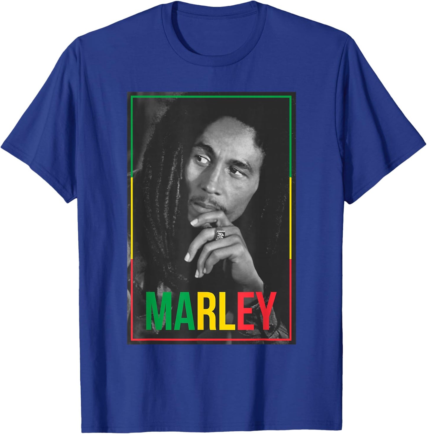 Official Bob Marley Photo White Small T-Shirt - T-Shirt | Royal
